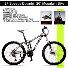Load image into Gallery viewer, Mountain Bike 27 Speeds Full Suspension downhill bicycle