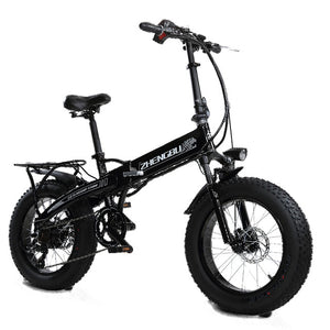 20" 4.0 Width Tire Snow Bike, Folding Electric Bike