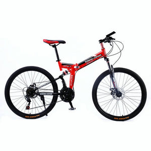 Front and rear shock absorber mountain bike cross country bicycle student bmx