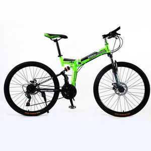 Front and rear shock absorber mountain bike cross country bicycle student bmx