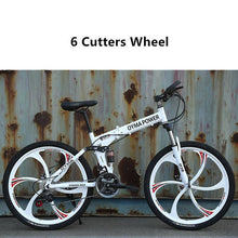 Load image into Gallery viewer, LOVELION Mountain Bike Carbon Steel Frame 24/26 Inch Wheel Dual Disc Brake