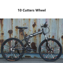 Load image into Gallery viewer, LOVELION Mountain Bike Carbon Steel Frame 24/26 Inch Wheel Dual Disc Brake
