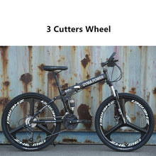 Load image into Gallery viewer, LOVELION Mountain Bike Carbon Steel Frame 24/26 Inch Wheel Dual Disc Brake
